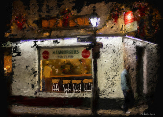 BTS for a Digital Painting, the Clover Grill Digital Painting.....how was it done? Complete start to finish