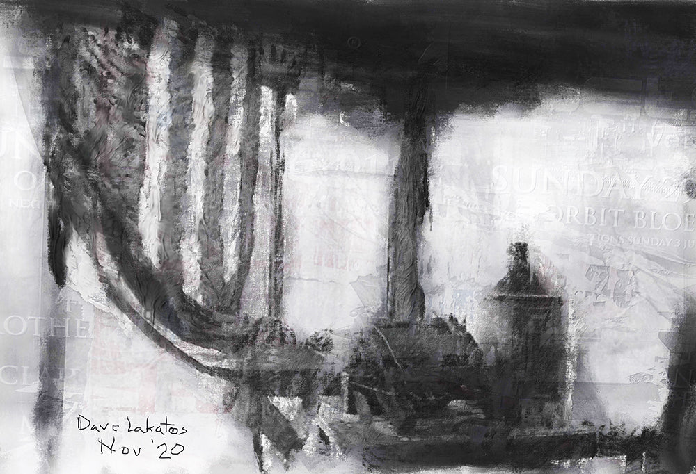 Americanna, A Digital Painting of a Photograph, $400