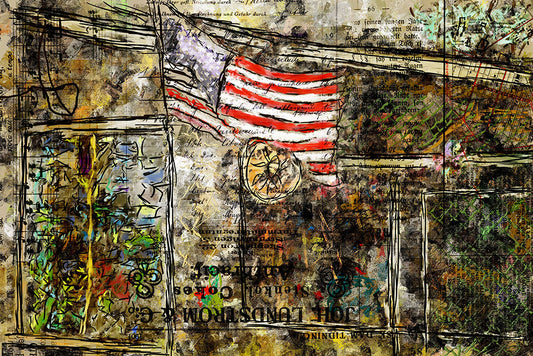 Antique Shop, A Digital Painting of a Photograph, $400