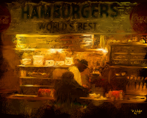 Hamburger Shop, Bourbon Street