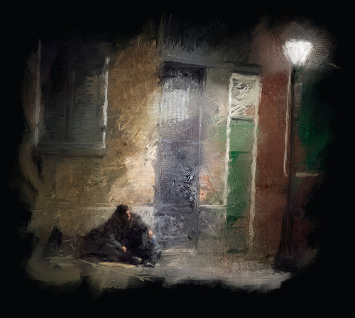 Panhandler, Bourbon Street