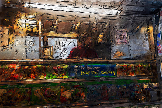 Street Vendor, Philly....$200